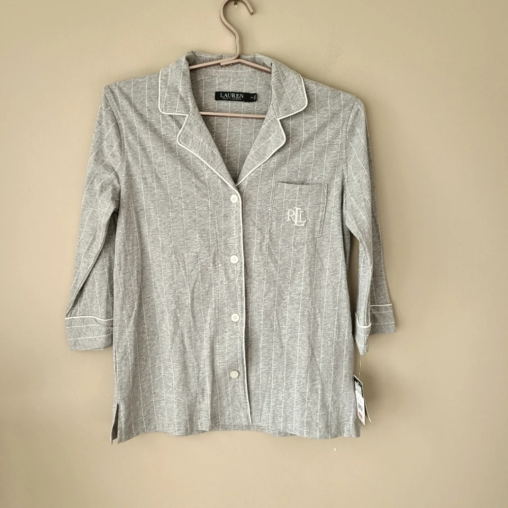 NWT Polo Ralph Lauren Women's Gray pajama top sz.XS